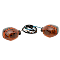 Miniatyrbilde 2 av 8: 2 stk Motorsykkel Foran Bak Blinklys Indikatorlampe Erstatning for Suzuki DL 1000 650 VStrom (gul)