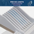 Miniatyrbilde 5 av 10: Barber Fade Combs Hårklippingskam GRÅ Grey