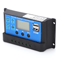 Miniatyrbillede 2 af 8: Automatisk Solcelleladningsregulator MPPT PMW Stor Effekt 5V 3A USB Udgang LCD HD Display