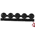 Pikkukuva 3 / 8: LED Kattovalo DIY Tavarateline Valo Kohdevalo Lisävaruste Sopii TRX4 /SCX10 1/10 RC Auto Crawler 5LED