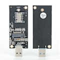 Pikkukuva 5 / 8: (M.2) KEY B - USB3.0 -sovitinkortti M.2 -korttimoduulilevy SIM-korttipaikalla