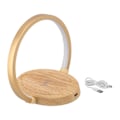 Miniatyrbillede 1 af 8: LED Trådløs Oplader Lampe med 3 Lysindstillinger Øjenbeskyttende Læselampe til Soveværelse Hjem Oval Stil