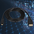 Pikkukuva 4 / 8: Micro-HDMI - HDMI -sovitinkaapeli 1440p/1080p/1080i/720p/480p, sopii Raspberry Pi 4B:lle