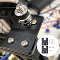 Miniatyrbillede 5 af 8: Metal Z Stang Lejeholder Dobbelt Z Stabilisator Lejebeslag 3D Printer Tilbehør Passer til Creality Ender-3