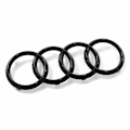 Miniatyrbillede 1 af 2: Audi Frontgitter Glans Kompatibel Ring Badge