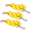 Miniatyrbilde 4 av 8: 3 stk. Kunstig Simulering Myk Paljett Fiske Lokkemiddel Agnfisketilbehør 5,5cm5#