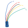 Miniatyrbillede 3 af 8: 12V 0,6 tommer LED-lys Trykknap Selvlåsende Selvtilbageførende Vandafvisende Toggle Switch Blåt Lys
