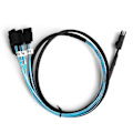 Pikkukuva 6 / 8: Mini SAS 36Pin Uros SFF‑8087 - 4 SATA 7Pin Naaras Kaapeli Mini SAS Isäntä Sisäinen Kaapeli