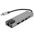 Pikkukuva 1 / 8: USB C Hub MultiPort -sovitin TypeC - High Definition Multimedia Interface 5 in 1 -sovitin laitteiden liittämiseen
