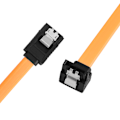 Miniatyrbilde 5 av 7: 5 stk. Serial ATA SATA HDD Harddisk Datakabel Ledning Rett Vinkel 45cm/17.7tommer