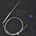 Miniatyrbillede 7 af 8: M8 Gevind PT100 Platin Resistor Termoelement 100mm Probe Temperatur Sensor Wire 0-400℃ (1 m)