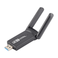 Pikkukuva 7 / 8: Dual Antenna USB 3.0 WiFi Langaton Verkkokortti 1300Mbps Levykkeellä