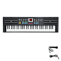 Miniatyrbillede 1 af 8: Keyboard Klaver 61 Tangenter Instrument Elektrisk med USB Mikrofon til Børn Begynder MQ6187