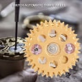 Miniatyrbilde 7 av 8: Automatisk Trehjulsklokke Erstatningsdel for ETA2834 2824 2836 Urverk