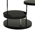 Miniatyrbillede 8 af 8: Rund Smykke Display Stand Multi Lag Ring Display Riser Stand Kage Dessert Rack Fest Dekorative Hylder 3 Lag Sort