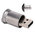 Pikkukuva 7 / 8: Ainutlaatuinen tölkin muotoinen U-levy, muodikas kannettava USB-muistitikku, messinki keltainen (128 Gt)