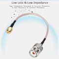 Miniatyrbilde 7 av 8: 1 stk. SMA Hann til UHF Hunn Adapter Kabel Kobling Konverter for RF Radio Antenne 15cm