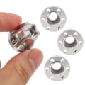 Miniatyrbilde 7 av 8: 4 stk. 1.9-tommers Sølv Hjul Hex Hub i Aluminiumlegering Passer for SCX10 1/10 RC Bilmodell 20mm