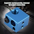 Miniatyrbilde 4 av 8: 3D-skrivertilbehør Aluminium Varmeblokk Varmeelement Hot End for Makerbot (Blå)