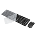 Miniatyrbild 4 av 8: Trådlöst tangentbord och mus-set 10m fjärranslutning Smart Sleep Fingerboard och mus-kombo för IOS/Windows/Android Svart