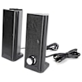 Miniatyrbillede 2 af 8: Computerhøjttalere Kablet Multimedie Mini Strip Desktop Stereohøjttaler med Subwoofer til Hjemmecomputer Laptop