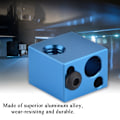 Miniatyrbilde 2 av 8: 3D-skrivertilbehør Aluminium Varmeblokk Varmeelement Hot End for Makerbot (Blå)