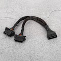 Miniatyrbild 7 av 8: 1 till 2 OBD-adapter, Y-kabel, förlängningssladd, bilscanningsverktyg