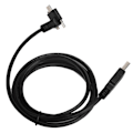 Miniatyrbild 6 av 8: USB 3.1 Type‑C till USB 3.0 Datakabel 90 Graders Låsskruv Anslutningskabel Adapter Konverteringssladd 120cm
