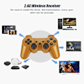 Miniatyrbilde 7 av 8: Trådløs Bluetooth Gamepad Spillkontroller Fullfunksjons Spillhåndtak For PS3 (Gul)