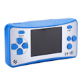 Miniatyrbillede 3 af 8: 168 i 1 Mini Spillekonsol Controller Klassisk Gamepad med 2,5 tommer Farveskærm Blå og sølv
