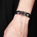 Miniatyrbillede 8 af 10: To My Son Armbånd Armbånd Mor og Søn Forever Linked PU Leath