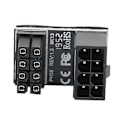 Miniatyrbillede 4 af 8: PH38A 6PIN Strøm Interface Konverter 180 Graders Vinklet Strømadapter Konnektor