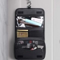 Miniatyrbild 3 av 6: Vägghängd case med hängkrok polyester Svart