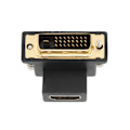 Miniatyrbilde 2 av 8: 90° Adapter HD Multimedia Interface Hunn til DVI Hann Konverter for Skjerm Grafikk