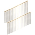 Pikkukuva 7 / 8: 50 kpl Pallopäisiä neuloja Korujen riipus DIY Askartelu Helmien valmistus Osat Tarvikkeet Kulta 30mm / 1.18in