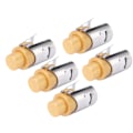 Miniatyrbild 2 av 8: 5-pack Gyllene Champagneförslutare Rostfritt Stål Återanvändbar Flaskförslutare Champagne Sparpropp