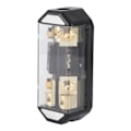 Miniatyrbilde 5 av 8: 2-veis 100A sikringsholderboks 1x0GA inn 2x4GA ut distribusjonsblokk for bilstereo lydmodifisering
