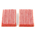 Pikkukuva 7 / 8: 100 kpl 100x3mm Rengasremontti-tulppa Rengasrengas Kumitiiviste Puncture Recovery Autolle Moottoripyörälle Ruskea