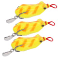 Miniatyrbilde 5 av 8: 3 stk. Kunstig Simulering Myk Paljett Fiske Lokkemiddel Agnfisketilbehør 5,5cm5#