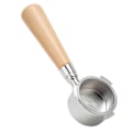 Pikkukuva 7 / 8: 3 Korvan Kahvi Pohjaton Portafilter Kahvikoneen Kahva Suodatinpidike Delonghi Koneelle Kahvitarvikkeet Pyökkikahva 54mm