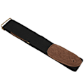 Miniatyrbillede 5 af 8: Guitarrem Cotton Flannel Justerbar Musikinstrument Retro Stil Bred Skulderrem Sort