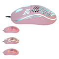 Miniatyrbillede 4 af 8: Kablet mus med 4-trins justerbar DPI, hul RGB-belysningseffekt, gaming laptop tilbehør