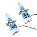 Pikkukuva 5 / 8: 2 kpl 6000LM Super Brightness IP67 Vedenkestävä 30W Mi2 LED-sumuvalo H4 6500K ajovalolle