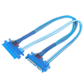 Miniatyrbilde 8 av 8: Sata-kabel 7+15Pin Hann til Hunn 22 Pin SSD 3.0 Data Strømforlengelseskabel for Ekstern Harddisk Dataoverføring (30cm)