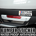 Miniatyrbilde 5 av 8: Let's Go Brandon Klistremerker Bil Bumper Klistremerke Dekal Morsom for Skateboard Laptop Hjelm