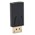 Miniatyrbillede 4 af 8: 4K DP Han til HD Multimedie Interface Hun Adapter 1.4V Guldbelagt Konverter Sort