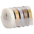 Miniatyrbillede 3 af 8: 5 stk. Prægningstape Manuel 3D Dekorativ Manuel DIY PVC Label Maker Tape 9mm 3 meter D Sæt