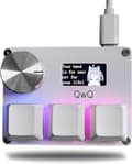 Quick-response Hall-effect switches, magnetic linear switches, a keyboard with knob and screen, copy/paste function and cut function.