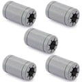 Miniatyrbillede 2 af 8: 5 stk. 3D Printer Plastik Leje Grå Solid Polymer RJMP-01-08 til 10-30mm Akseldiameter