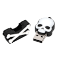 Miniatyrbillede 4 af 8: U Disk Kraniet Personlighed Nye Gaver Kompakt Mini U Disk Flash Disk Halloween Gaver 128GB